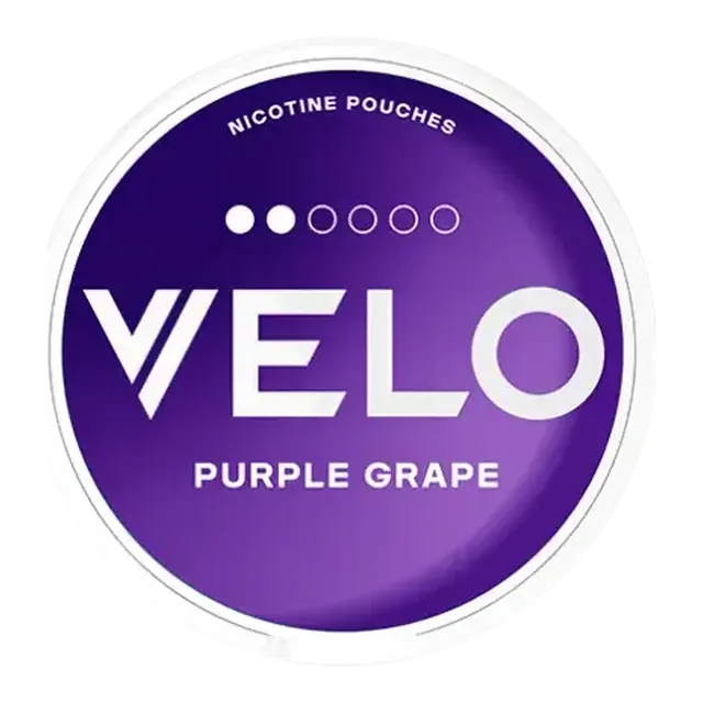 VELO Purple Grape Mini 6mg nicotine pouch can