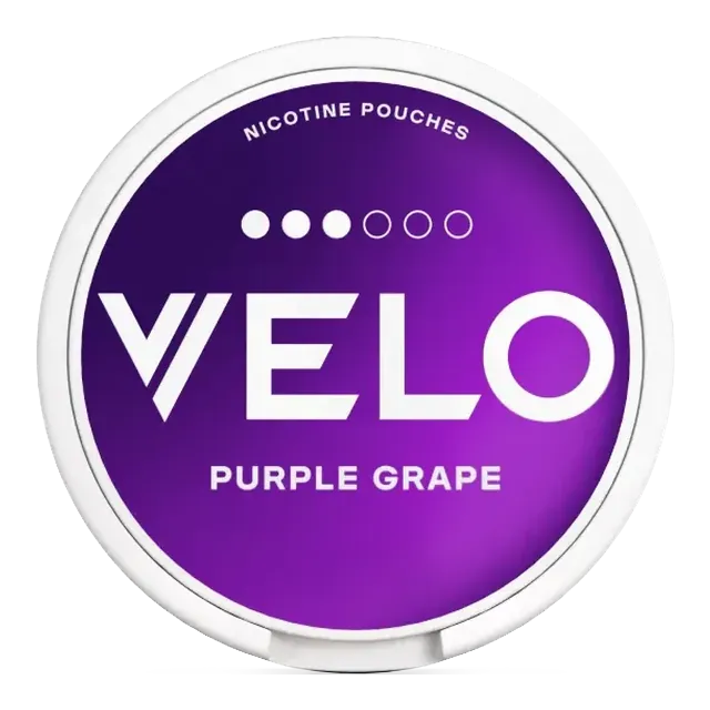 VELO Purple Grape Slim 8mg nicotine pouch can