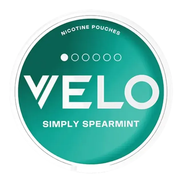 VELO Simply Spearmint Mini 4mg nicotine pouch can