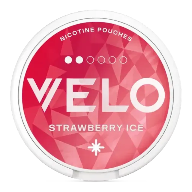 VELO Strawberry Ice Mini 6mg nicotine pouch can