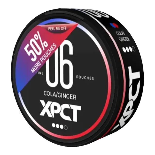 XPCT Cola Ginger 8.4mg nicotine pouch can