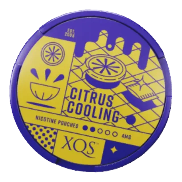 XQS Citrus Light 4mg nicotine pouch can