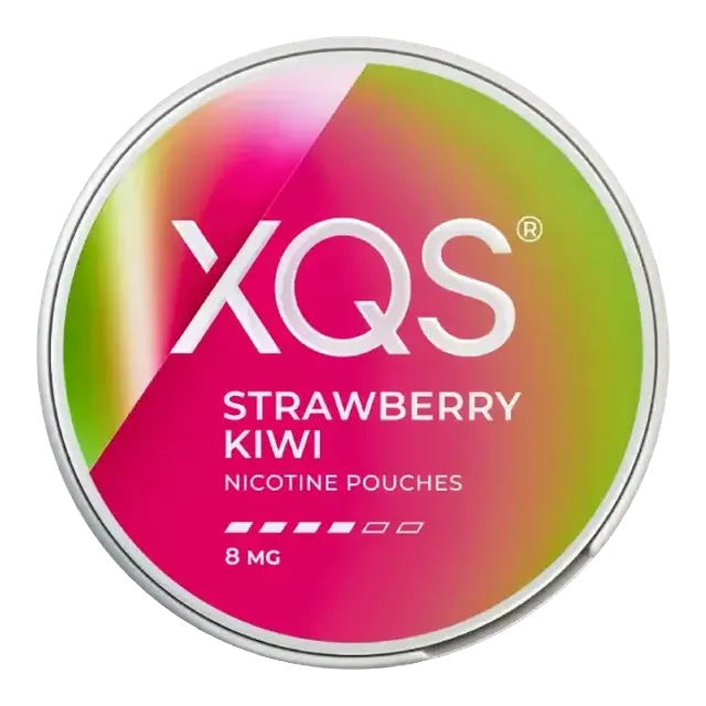 XQS Strawberry Kiwi Strong 8mg nicotine pouch can