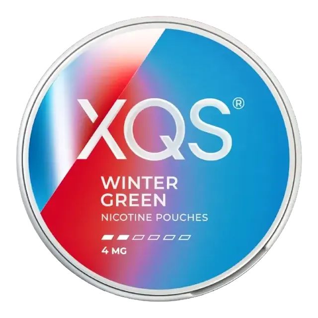 XQS Wintergreen Light 4mg nicotine pouch can