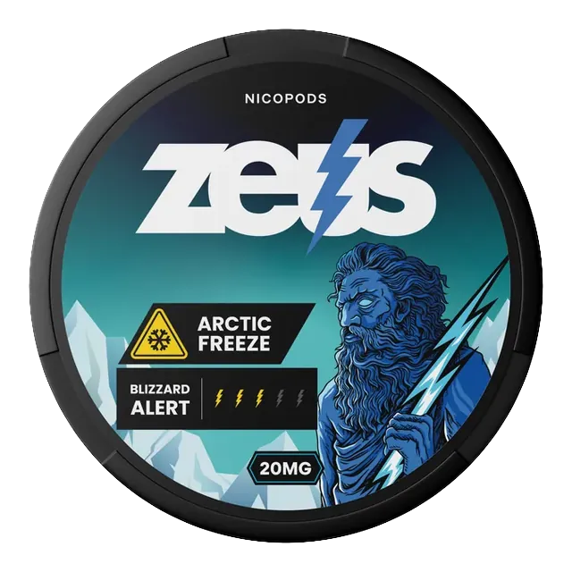 ZEUS Arctic Freeze 20mg nicotine pouch can