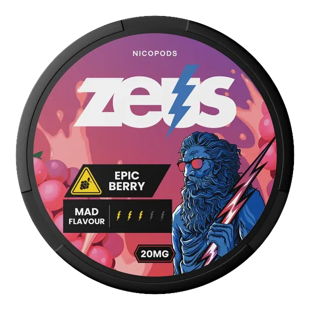 ZEUS nicotine pouch can