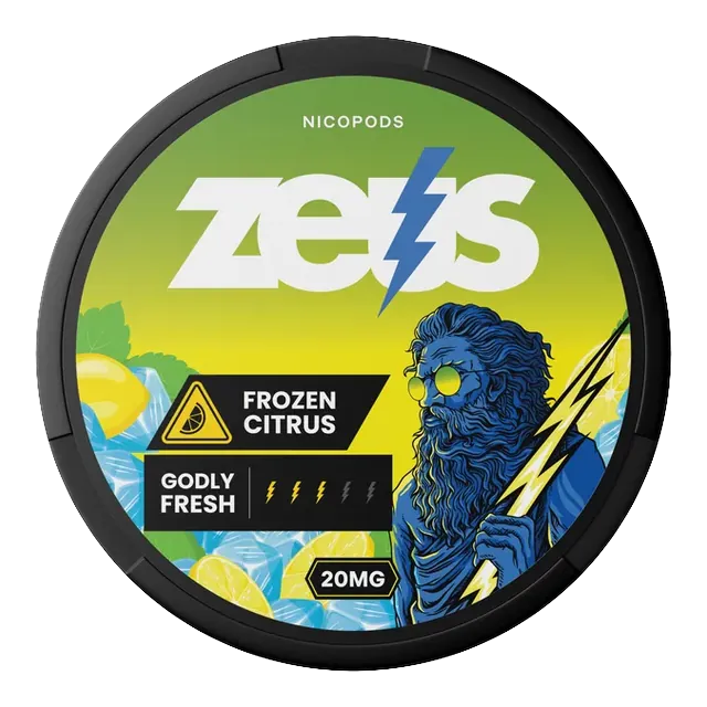 ZEUS Frozen Citrus 20mg nicotine pouch can