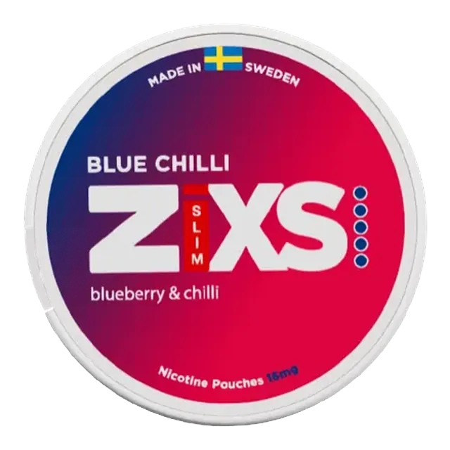Zixs Blue Chili 12mg nicotine pouch can