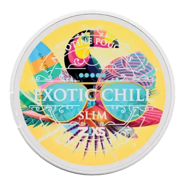 Zixs Exotic Chili 12mg nicotine pouch can