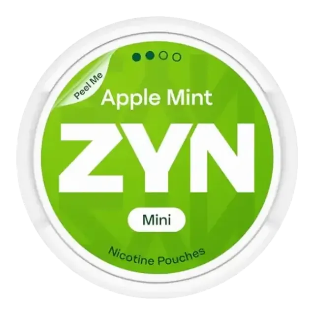 ZYN Apple Mint Mini S2 3mg nicotine pouch can