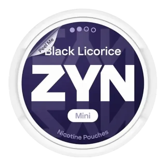 ZYN Black Licorice Mini S2 3mg nicotine pouch can