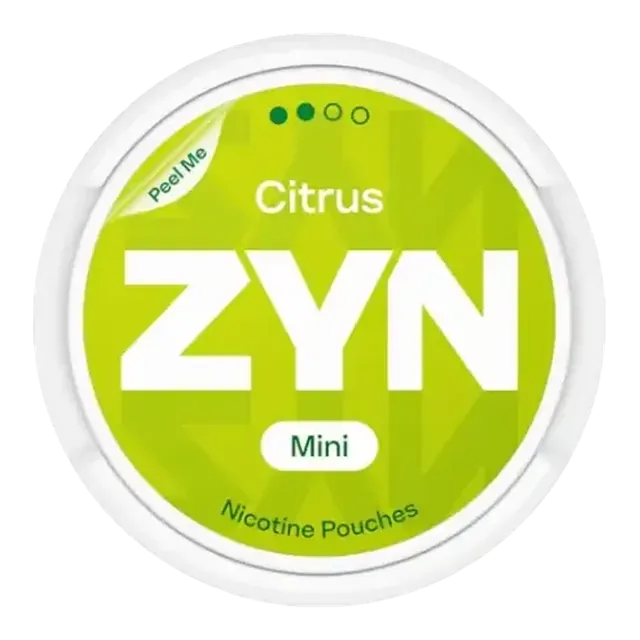ZYN Citrus Mini S2 3mg nicotine pouch can