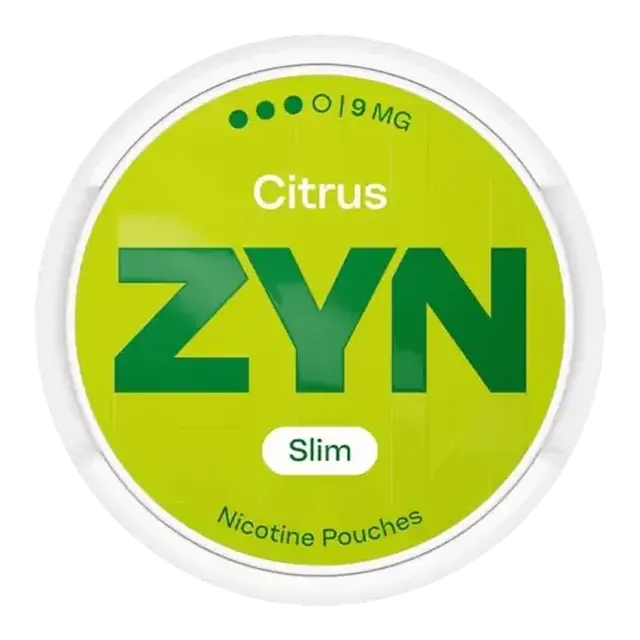 ZYN Citrus Slim S3 9mg nicotine pouch can