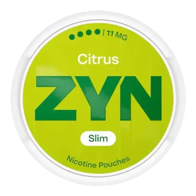 ZYN Citrus Slim S4 11mg nicotine pouch can