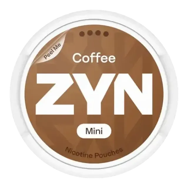ZYN Coffee Mini S4 6mg nicotine pouch can