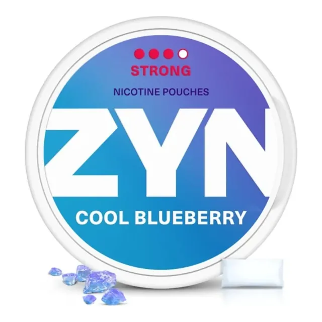 ZYN Cool Blueberry Classic 11mg nicotine pouch can