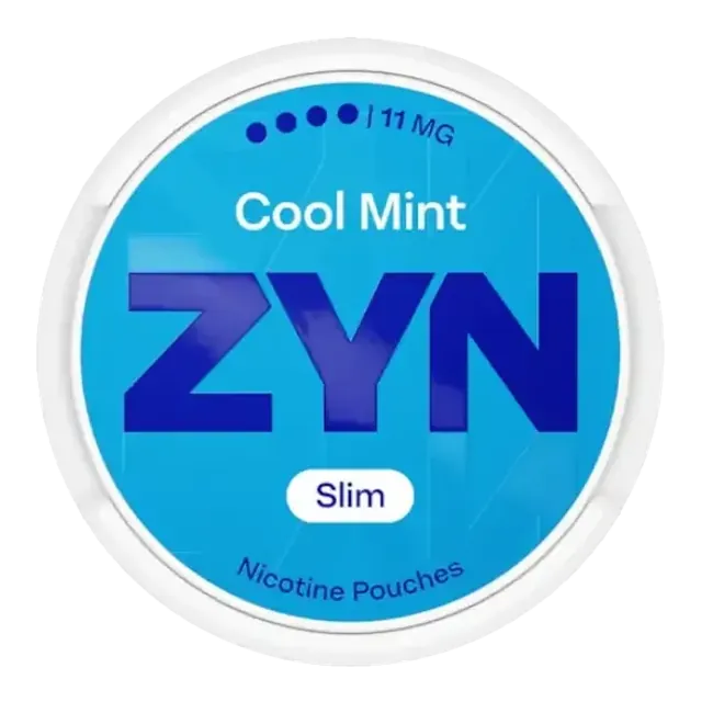 ZYN Cool Mint Slim S4 11mg nicotine pouch can