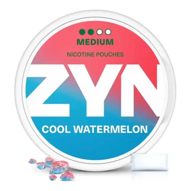 ZYN Cool Watermelon Classic 6mg nicotine pouch can