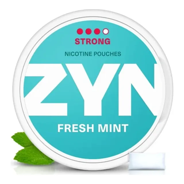 ZYN Fresh Mint Classic Strong nicotine pouch can