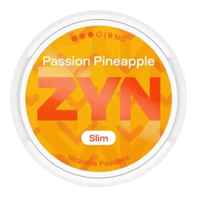 ZYN Passion Pineapple S3 9mg nicotine pouch can