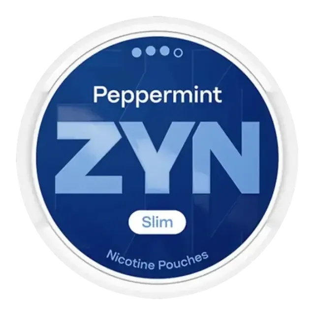 ZYN Peppermint Slim S3 9mg nicotine pouch can