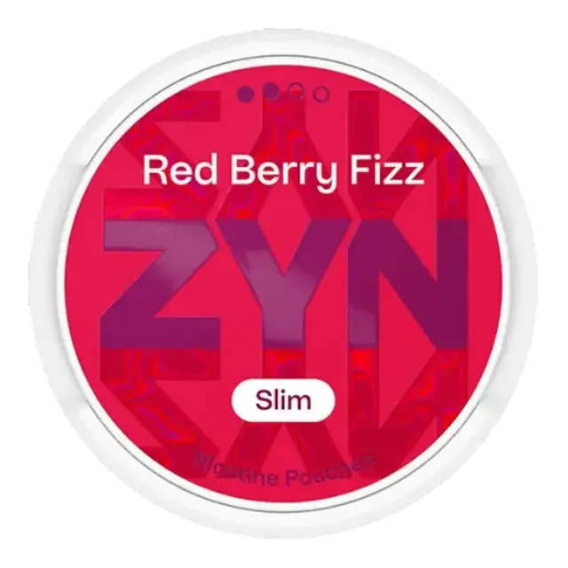 ZYN Red Berry Fizz Slim S2 6mg nicotine pouch can
