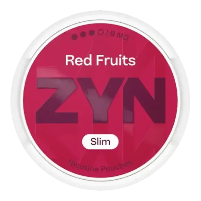 ZYN Red Fruits Slim S3 9mg nicotine pouch can