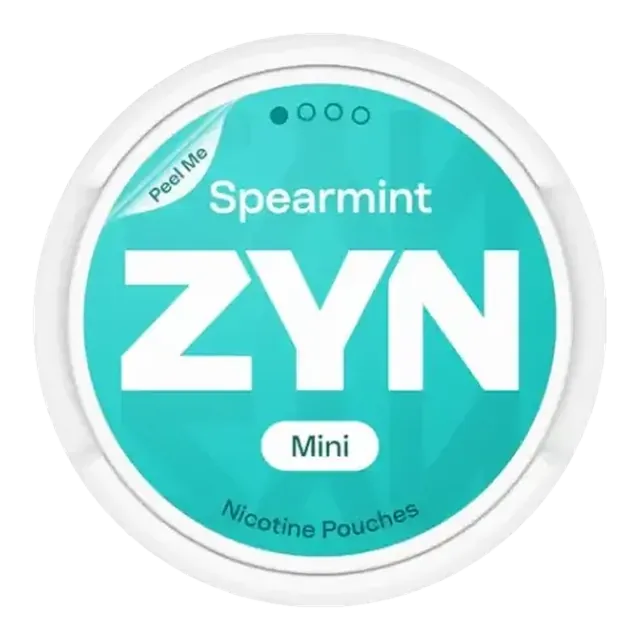 ZYN Spearmint Mini S1 1.5mg nicotine pouch can