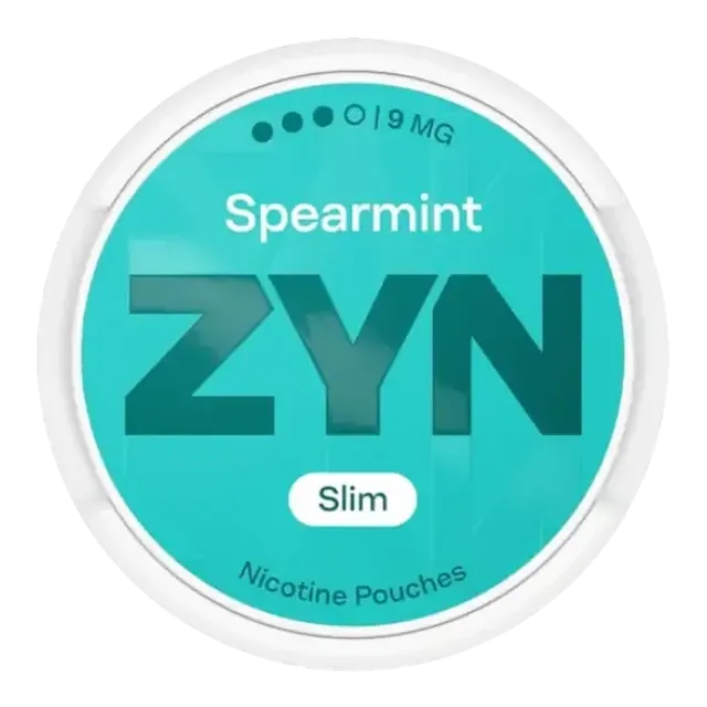 ZYN Spearmint Slim S3 9mg nicotine pouch can